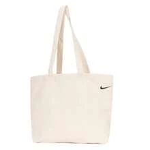 Jordan 女款 NK HERITAGE TOTE 2.0 大容量經典復古收納便攜式單肩包 通勤旅行休閒包 FZ1320-120 - 淺棕色/螢光黃/黑 - 查看 5