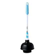 Great Value Deluxe Toilet Plunger With 16-Inch Ergonomic Plastic Handle, Heavy-Duty Unclogging Power, Comfort Grip, Easy To Use, Essential Bathroom Cleaning Tool, 1 Pack - Default - View 5