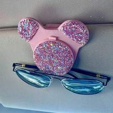 1pc Car Sun Visor Glasses Clip, Durable Car Interior Glasses Holder ...