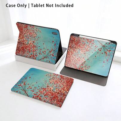 1个带笔槽的翻盖式桌面保护套，兼容华为Matepad SE 11英寸/Matepad Pro 11英寸/Matepad 11.5英寸2026、荣耀平板8/9/10、荣耀GT 11.5英寸/X7/X8A/X9/X8Pro/X9Pro/X10 PRO/V9/V8 Pro、S11/A11/A11+、苹果等更多机型，具备自动休眠/唤醒功能，适合返校季、情人节等场合。