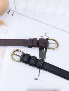 男女通用复古风腰带 - 简约清新腰带 - 时尚百搭休闲腰带 - 彩色 - 查看 4