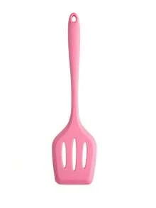 1pc Large Silicone Spatula; Non-Stick Kitchen Turner; Leak-Proof Durable; Extra Flexible; Pizza Fish Cooking; Long-Lasting Utensil; Kitchen Cooking Tool - Multicolor - View 16