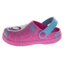 Marvel Ghost Spider Gwen Stacy Girls Shoes, EVA Clogs, Water Shoes - Kids Pool Shoes Pink, White Slip On (Toddler Sizes 5-10, Little Kid Sizes 11-12) - 粉色 - 查看 4
