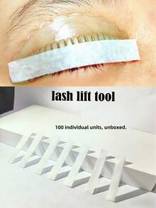 Eyelash Perming Keratin Curling Film, Eyelash Curler Pads, Eyelash Curling Fixation Strips - White - View 10
