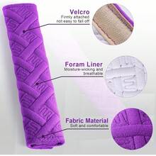 Paquete de 2 Almohadillas Universales para Cinturón de  de Coche para una Conducción Más Cómoda, Fundas para Correa de - A - Ver 5