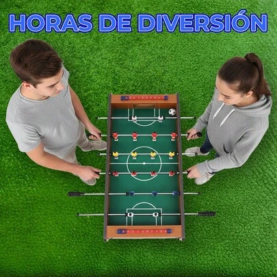 Mini Futbolito de Mesa Armable con 2 Pelotas