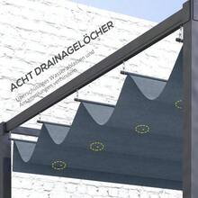 Replacement Pergola Roof, Approx. 3 X 2.5 M, Shade Cover For Pergola, Pergola Roof With UV Protection, For 3 X 2.15 M, Dark Grey - Màu xám đen - Xem 4