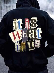 Men Outdoor Hoodies & Sweatshirts - Black - View 7