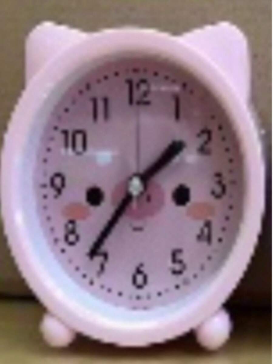 C018 Reloj Despertador Circular Pequeño – Ideal para Buró, Escritorio o Mesa de Noche - 1PC - Ver 1