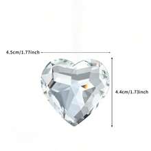 Rainbow Maker, AB Color Heart-Shaped Crystal Glass Pendant Rainbow Maker, Angel-Shaped Pendant Rainbow Maker, For Window, Balcony, Kitchen, Garden Decoration - Multicolor - View 15