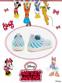 Disney Authentic Collaboration With  | A Pair Of Children's Sneakers, Suitable For Daily, Festival, Sports, And Outdoor Wear. It Fits The Foot Comfortably, Is Anti-Slip, Wear-Resistant, And Breathable (Boys' Sneakers, Boys' Board Shoes, Children's Sneakers, Girls' Sneakers, Girls' Board Shoes) - Baby Blue - View 3