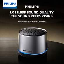 PHILIPS TAS1009 Bluetooth 5.3 Speaker, RGB Lighting, 1200mAh Battery, Portable Subwoofer, Suitable For Home, Office, Outdoor And Camping, Compact Portable Desktop Speaker - Multicolor - View 13