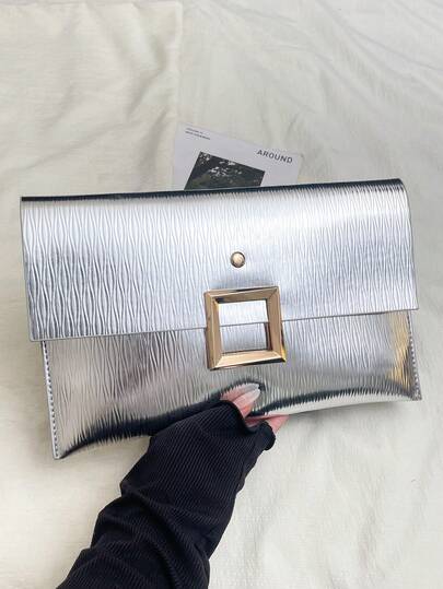 2025 Summer New Personalized Envelope Clutch, Cow Print & Leopard Pattern Fashionable Chic Handbag For Women