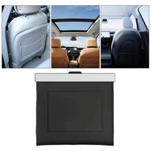 Car Seat Back Magnetic Waterproof Leather Trash Bag Organizer - Car Seat Back Magnetic Waterproof Leather Storage Bag - View 3