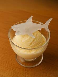 Shark Ice Cubes Reusable, Shark Silicone Ice Mold Features A Non-Stick Tray With Four Compartments,Stackable Flexible And Reusable & Easy Release,Trays Silicone Easy-Release And Flexible Trays For Freezer, Whiskey, Cocktail,Perfect For Creating Ice Cubes, Chocolates, And Cookie Shapes, Making It An Essential For Dessert Enthusiasts And Creative Kitchen Gatherings,Fun,Odd Novelty Cute Shark Gifts,Easter, Mother's Day, Independence Day, Wedding Season, Graduation Season - Multicolor - View 5