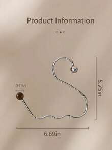 Swan Hook Hanger Storage Organizer, Seamless Hanging Hat Bag Hook, Stainless Steel Multi-Function High-End Hat Rack, Scarf Belt Hanger - Multicolor - View 8