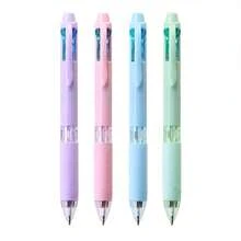 4-In-1 Multi-Color Ballpoint Pen Set, 2pens+4refills, Replaceable Refills, Retractable Multifunctional Pens, 0.7mm Bullet Head Pen Core For Smooth Writing, Suitable For Office Writing Stationery Supplies-Fine Writing Instruments - Sets - View 2
