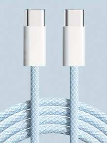 Fast Charging Nylon Braided 60W 5A Type C To Type C/USB To Type C Super Fast Charging Cable For S23 S22 S21 12Pro K50 K60 P40 P60 Android Phone Charger USB C Cord Pro Pro Data USB C Type C Transfer Cord Women's Day Gift - Multicolor - View 12