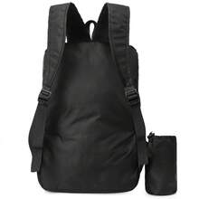 Mochila de viaje plegable unisex, gran mochila de montañismo y senderismo impermeable y ultraligera para ciclismo al aire libre, 20L - Negro - Ver 3