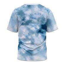 Plus Size Men's Ombre Print Short Sleeve T-Shirt, Casual 3D All-Over Print Plus Size Tee For Summer, Versatile For Daily Wear And Workout, Street Style Top - Multicolor - View 4