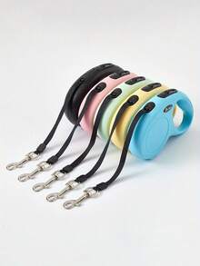 1 pieza Correa retráctil para perro, material ABS de 10 pies, para caminar al aire libre sin necesidad de cargar - Multicolor - Ver 7