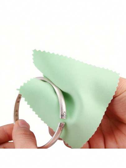 50pcs 8x8cm Suede Jewelry Polishing Cloth, Square Eyeglass Lens Cleaning Cloth, Double-Sided Mirror Polishing Cloth For Jewelry, Glasses, Camera Lens