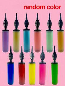 3pcs/Set Balloon Inflator, Inflating Pump, Blower, Hand-Operated Air Pump, Suitable For Birthday Party, Celebration, Wedding, Balloons (Random Color) - Multicolor - View 11