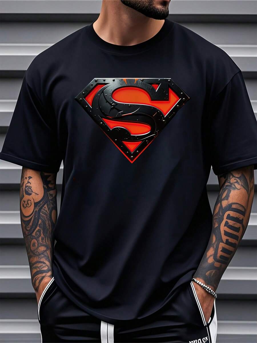 Men Outdoor Tees & Tanks - Black - View 1