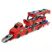 3-Layer Truck Transport Toy, Comes With 3 Random Car Toys - This Multi-story Car - View 3