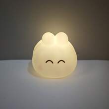 1pc Cute Rabbit LED Light, Replaceable Button Battery Powered, Suitable For Bedroom, Study, Holiday Gift - Multicolor - View 9