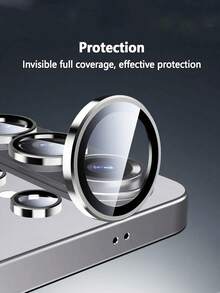 Sticlă securizată din aliaj metalic pentru Galaxy S26 Ultra/S26/S26+, cu bară de levier, model CD, folie de protecție din sticlă securizată, compatibilă cu carcasa de protecție, sticlă securizată din aliaj metalic, acoperire completă, folie de protecție pentru lentile, impermeabilă, rezistentă la șocuri, anti-cădere, anti-zgârieturi, anti-amprentă, accesorii pentru telefoane mobile, cadou de ziua de naștere și aniversare - Argint - Vizualizare 6