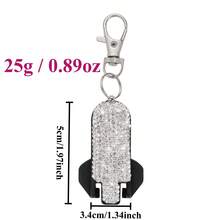 闪亮水钻汽水罐开罐器，防尘密封迷你钥匙扣吊坠，稳固易开，适合居家聚会、野餐、户外活动、办公室等场合。 - 彩色 - 查看 8