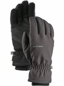 ¡RecomendadoHEAD Guantes híbridos impermeables para hombre¡Top de Temporada - Carbón - Ver 4