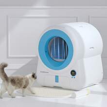 Devoko KUZMOTEC Automatic Self-Cleaning Cat Litter Box | APP Remote Control, Effective Odor Control, 75L Capacity, 11L Waste Bin, Suitable For Multi-Cat Households, Includes Scent Pad, Litter Mat & Waste Bags - Màu xanh lam - Xem 1