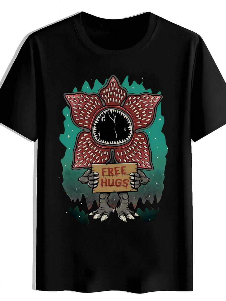 Men Outdoor Tees & Tanks - Black - View 1