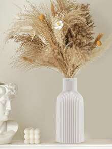 简约多面树脂花瓶，现代北欧风格装饰花瓶，防滑设计，可水洗，适用于客厅、卧室、办公室装饰，也是婚礼装饰、母亲节礼物、生日礼物、毕业礼物、家居装饰、房间装饰的理想之选。 - 1PC - 查看 4