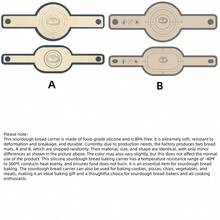 Silicone Bread Baking Mat Tray, Oval & Round Shapes, Non-Stick Reusable Bread Baking Pad, Easy Clean Dutch Oven Liner, Sourdough Baking Supplies - Light Grey - View 11