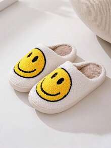 秋冬季室内毛绒拖鞋，保暖厚底蓬松家居拖鞋 - 多色 - 查看 2