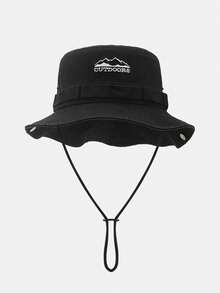 Mũ leo núi màu trơn in logo đỉnh núi, kiểu dáng thon gọn khuôn mặt, thời trang và đa năng, mềm mại và thoải mái, phù hợp cho các hoạt động ngoài trời và đạp xe mùa xuân/hè. - Nhiều màu - Xem 5