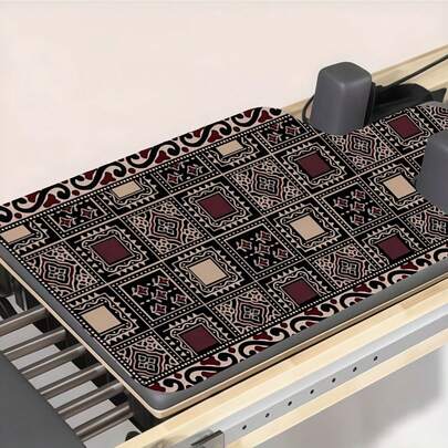 1 pieza Esterilla de yoga, pilates y ejercicios para el hogar, gimnasio, sala de estar, antideslizante y amortiguadora, transpirable y fácil de limpiar, práctica esterilla deportiva hecha de diatomita