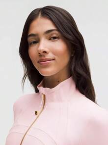 Lululemon Define Jacket Nulu-For Yoga Gym Running-Sweat-Wicking-Yoga-All Seasons Sport-Spring/Summer-Autumn/Winter-Back To School- Mother's Day Gifts-Father's Day Gift - Blissful Pink/Gold/Gold - 查看 4