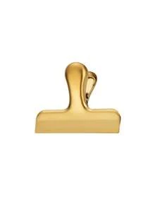 1pc Luxury Gold Seal Clip, Stainless Steel Clip, Suitable For Food, Bills, Office Documents, Stationery, Back To School Supplies - Gold - View 13