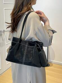 2026新款女士精致奢华多功能小巧时尚单肩包，适合日常使用 - 黑色 - 查看 7