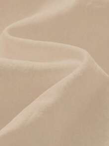 Floreya Solid Color Casual Elegant Woven Fabric Zipper Dress For Evening Date Holiday Wedding Spring Summer - Khaki - View 8
