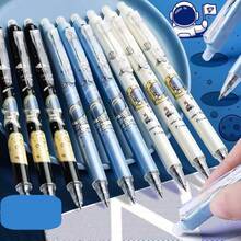 6支宇航员可擦笔，0.5毫米可擦走珠笔，学校及办公用品 - 太空人 - 查看 7