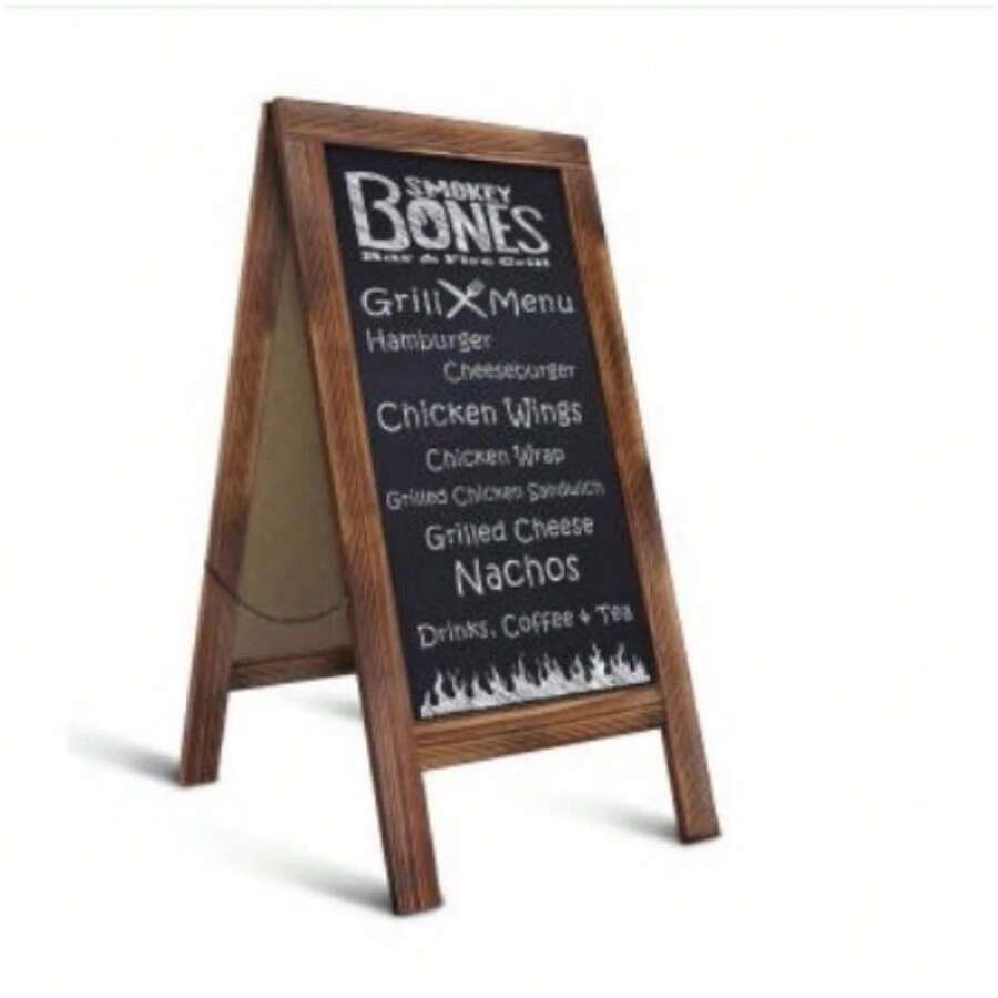 DIPAMKAR H86cm Large Magnetic A-Board Pavement Sign Chalk Board Sandwich Board - 1PC - View 1