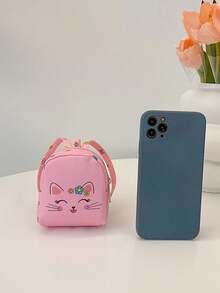 卡通迷你零钱包，可爱猫咪图案 - A - 查看 4