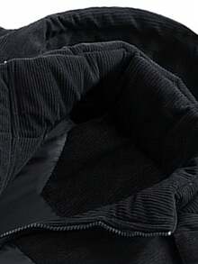 2pcs Men's Autumn/Winter Color Block Thickened Warm Outdoor Sports & Casual Hooded Padded Coat - Multicolor - View 5