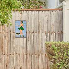 Girl Tin Sign Vintage Irish Whiskey Metal Sign Print Aesthetic For Garden Yard Bar Porch Home Bedroom Kitchen Wall Decor Gift 8 X 12 In - style-5 - 查看 7
