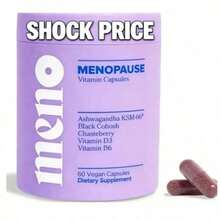 Bestseller!MENO Menopause Relief Pills - 60 Capsules For Hot Flashes & Night Sweats Supplement Vitamin, Free Shipping - 1 - 查看 4